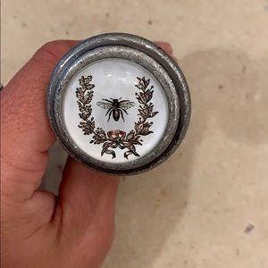 Drawer knob new! With bee on front